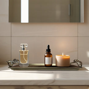 Calla Grace – Stylish Decorative Counter Decor Handmade Bathroom Vanity Tray - Decozen