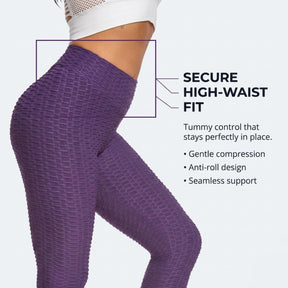 Decozen Scrunch Booty Leggings - Purple