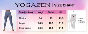 Yogazen Women's High-Waist Seamless Leggings – Light Gray