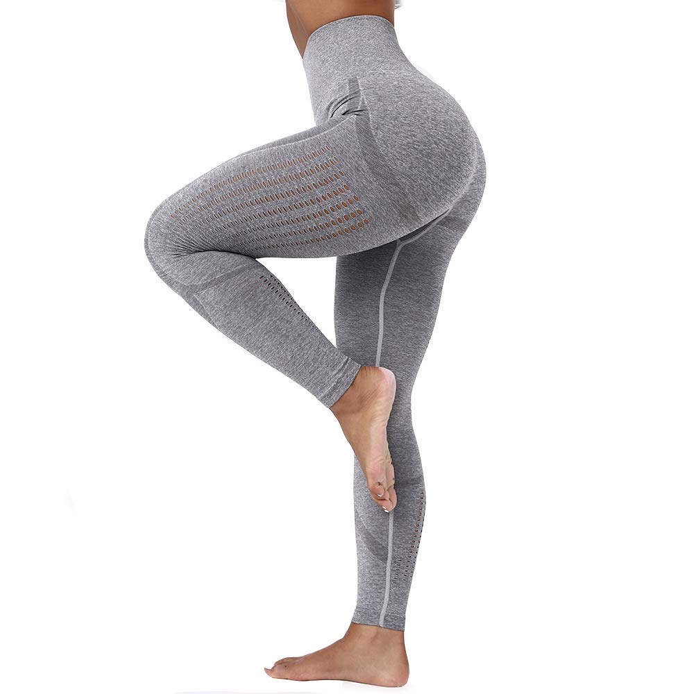 Yogazen Seamless Leggings - Light Gray