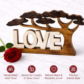 Wood Heart Sculpture, Gift for Her, Valentines Day Gifts for Her, Mom Dad Wife Valentines Gift