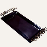 Elegant Haven – Modern Decorative Counter Accent Handmade Bathroom Vanity Tray - Decozen