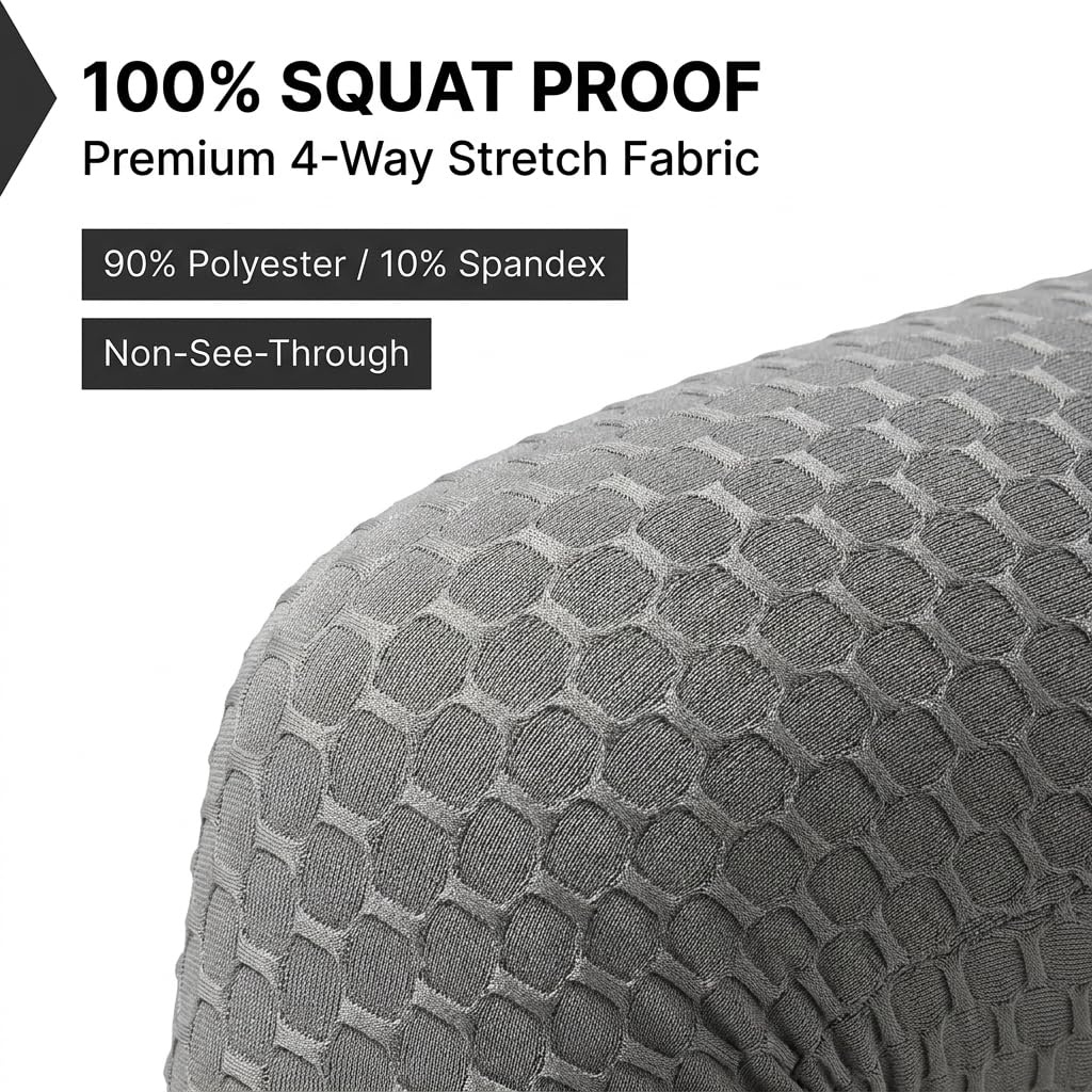 Decozen Scrunch Booty Leggings - Gray