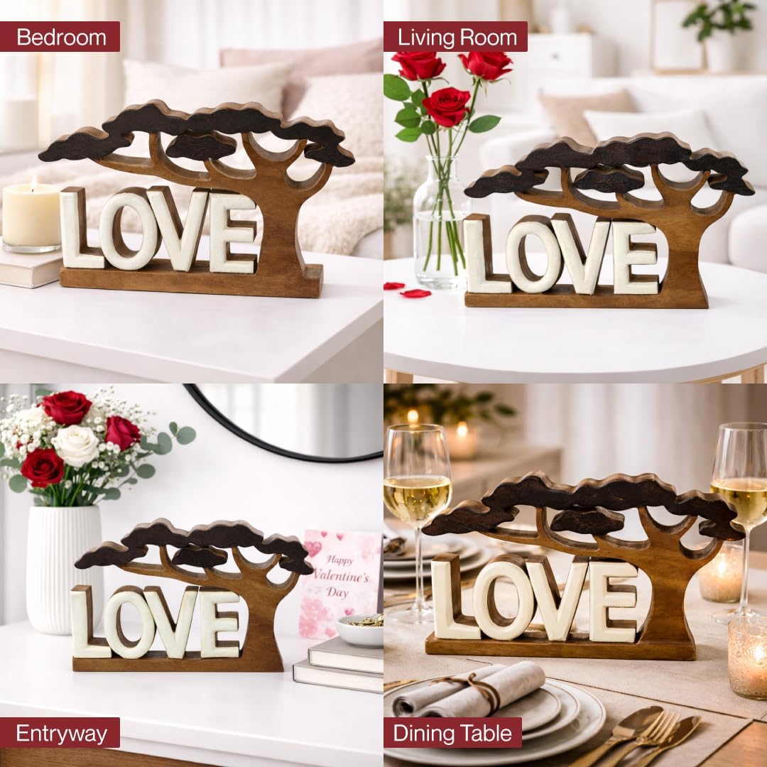 Wood Heart Sculpture, Gift for Her, Valentines Day Gifts for Her, Mom Dad Wife Valentines Gift