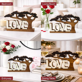 Wood Heart Sculpture, Gift for Her, Valentines Day Gifts for Her, Mom Dad Wife Valentines Gift