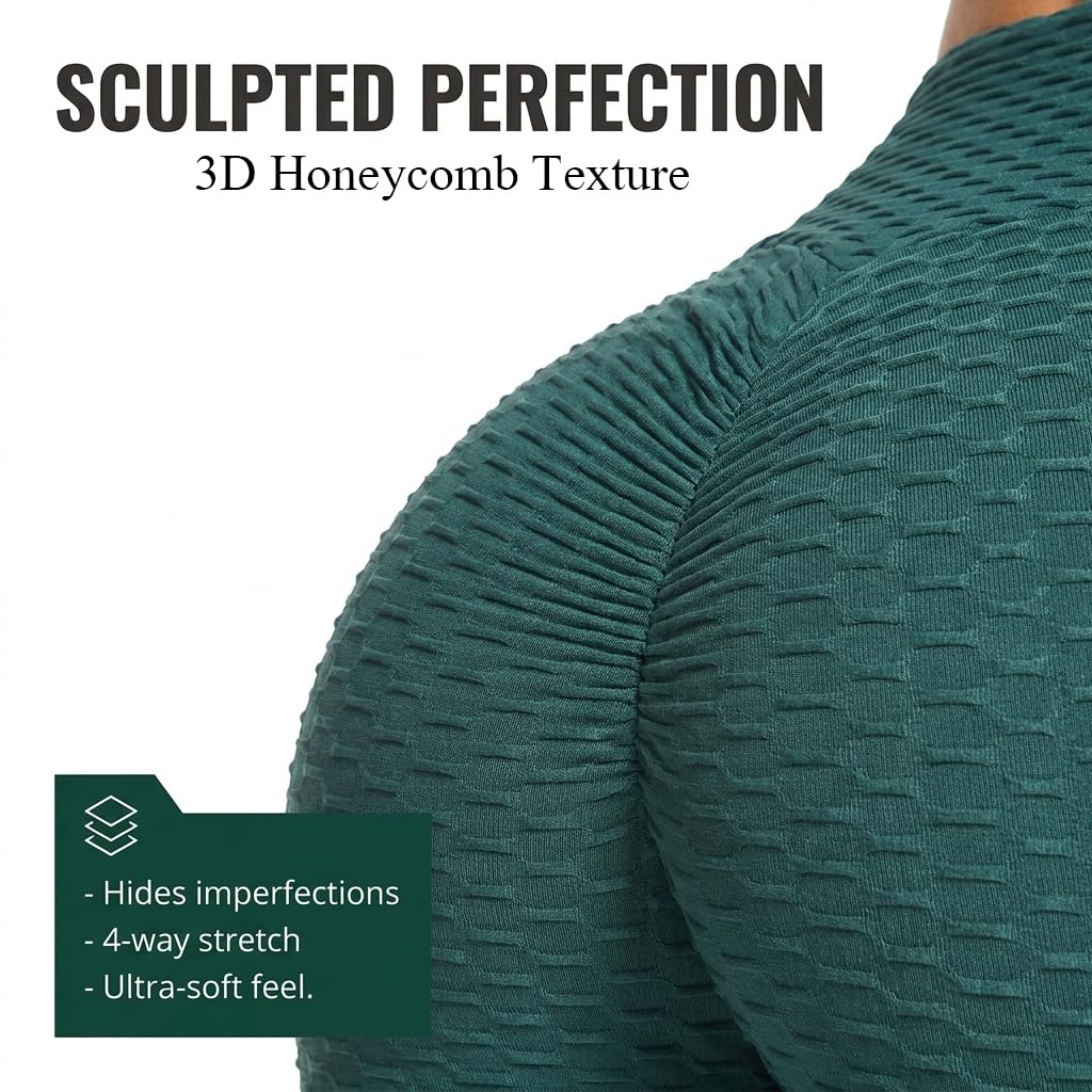 Decozen Scrunch Booty Leggings - Green