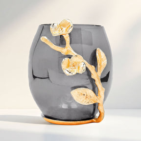 Handmade Milli Essence bathroom tumbler, modern decorative bath décor accessory on a bathroom counter.