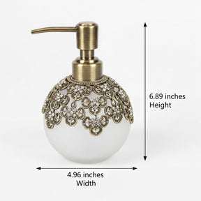 LB 24533 Colette Charm modern decorative bathroom lotion dispenser with handmade design and elegant finish.