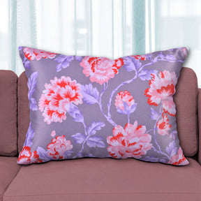 Floral printed throw pillow cover by CC-9694-4, 14x20 inches, featuring colorful floral design on fabric.