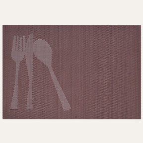 Cambridge Brown Vinyl Placemats – Heat & Scratch Resistant - Decozen