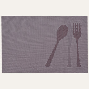 Devonshire Light Brown Placemats - Table Protector for Kitchen Decor Washable - Decozen