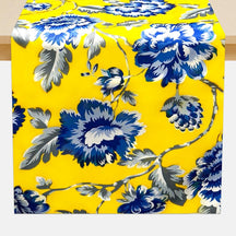 Decozen Table Runner - Japanese Print Floral Design Perfect for Kitchen Dining Room Home Decor Console Table Farmhouse