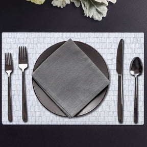 Set of 4 or 6 PVC placemats by 618EVA-9-1-4, featuring durable, colorful designs for table protection and decoration.