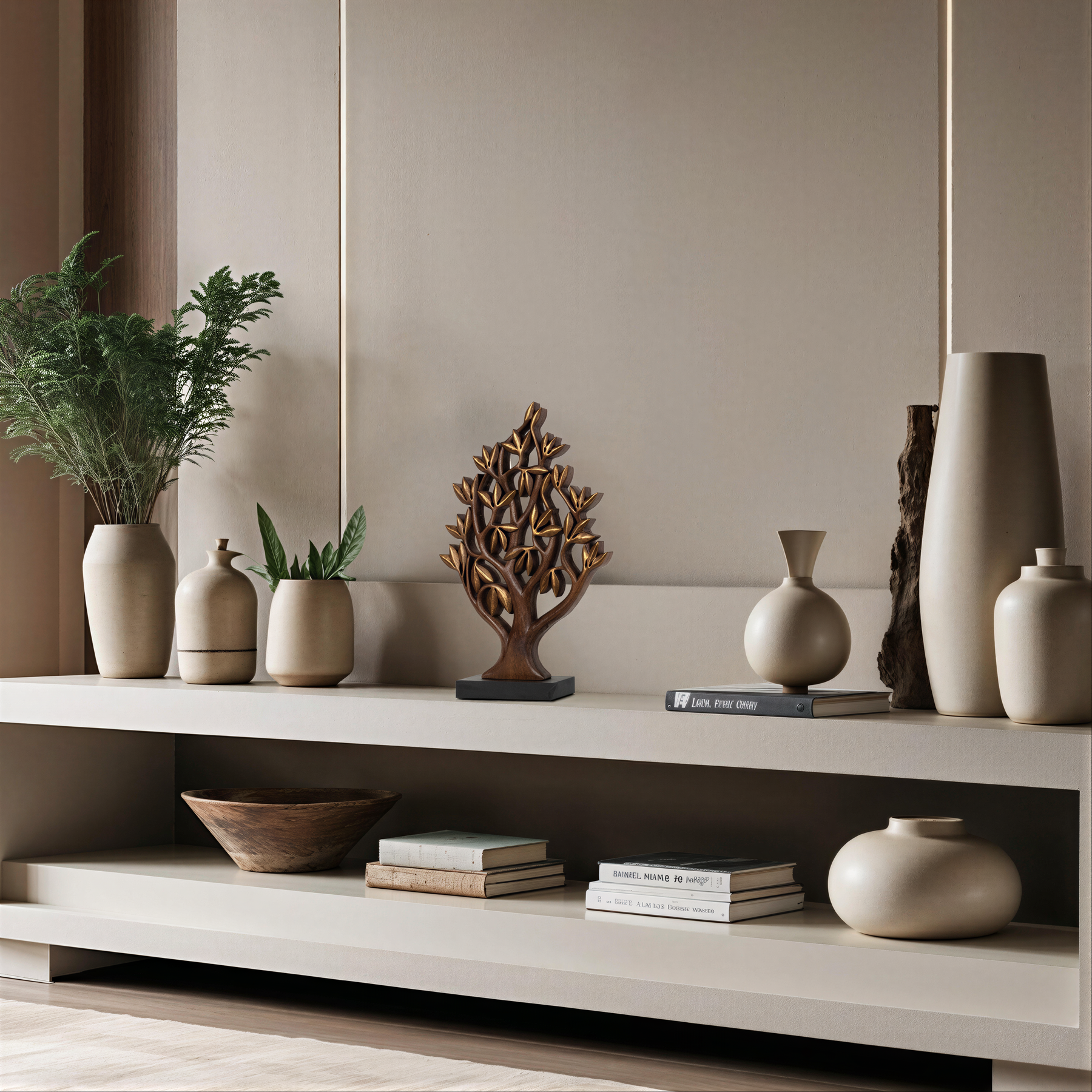 Shanklin Tree of Life Wooden Sculpture – Handmade Decorative Art | Decozen Luxe - Decozen 
