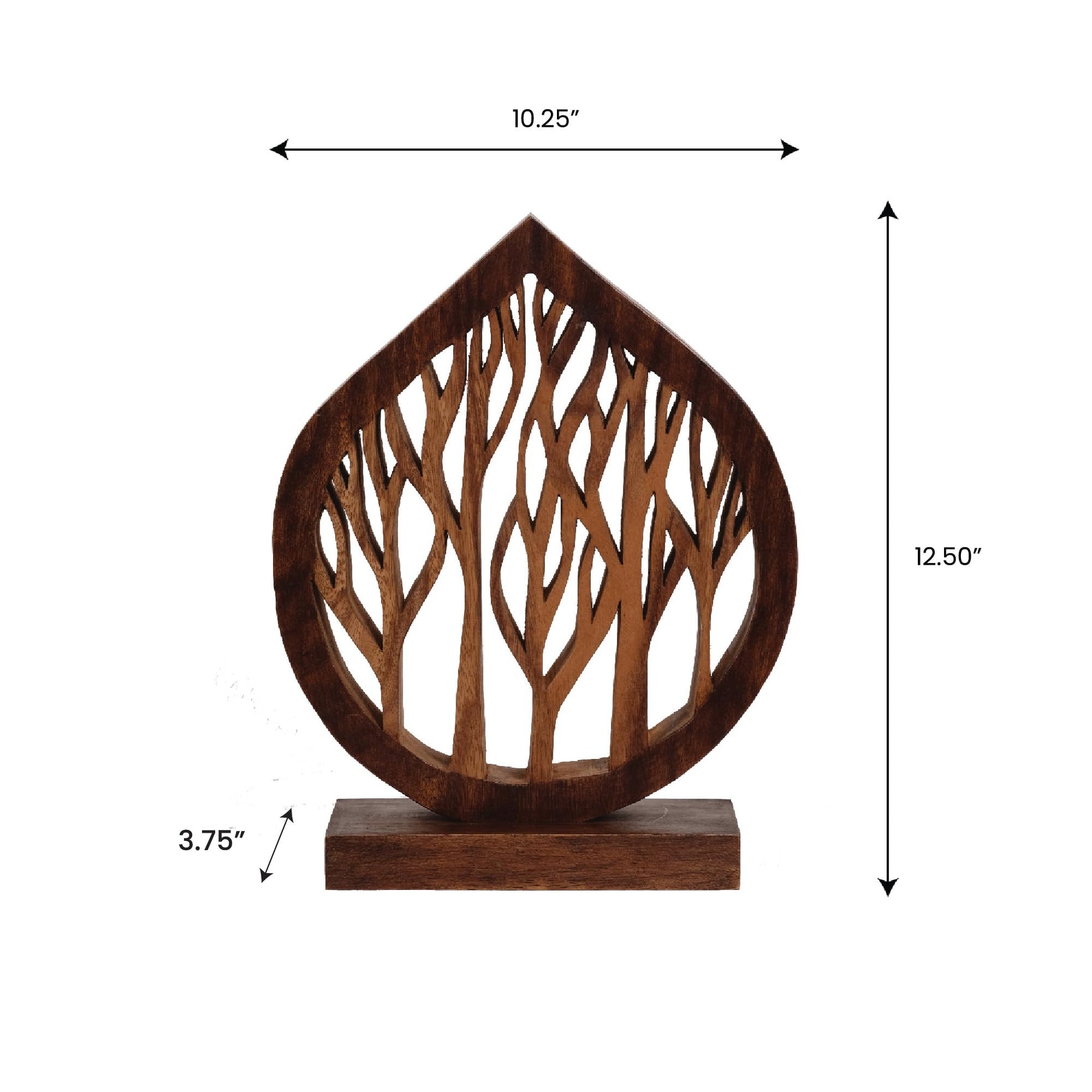 Lucky Tree Handmade Wooden Sculpture