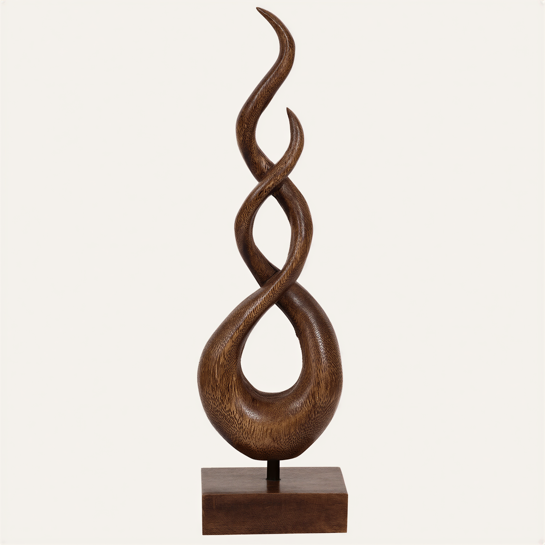 Intertwined Handmade Wooden Sculpture - Decozen 