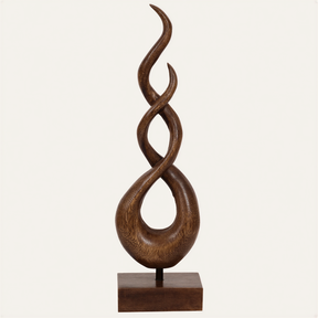 Intertwined Handmade Wooden Sculpture - Decozen 