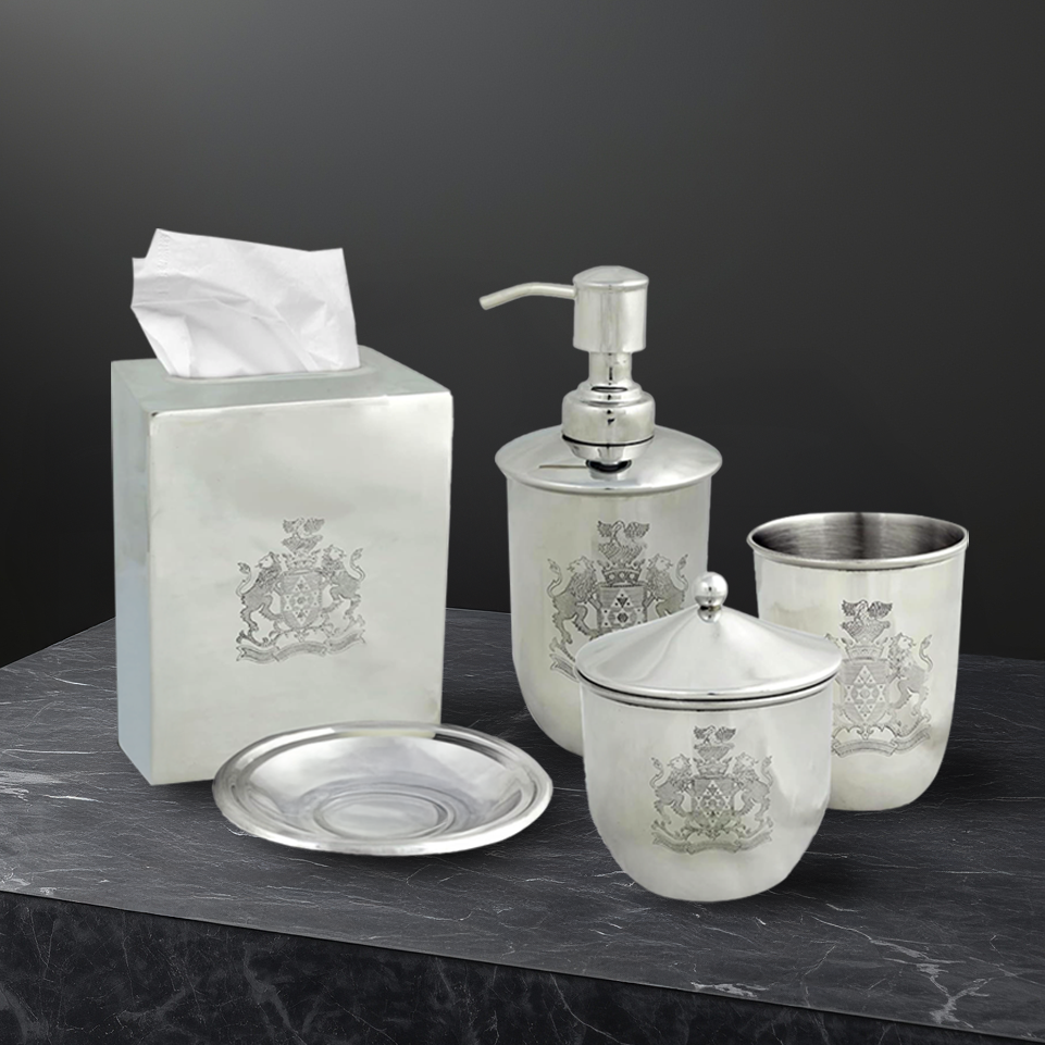 The Durkee Collection - Elegant Modern Bathroom Décor Accessories Set of 5