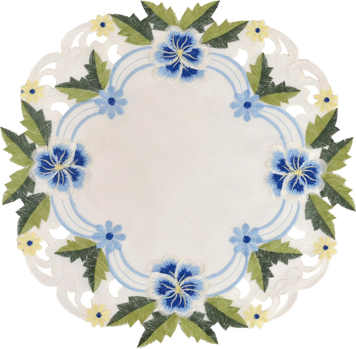 Opulent Weave – Premium Round Doilies Elegant Home Décor 15 inch