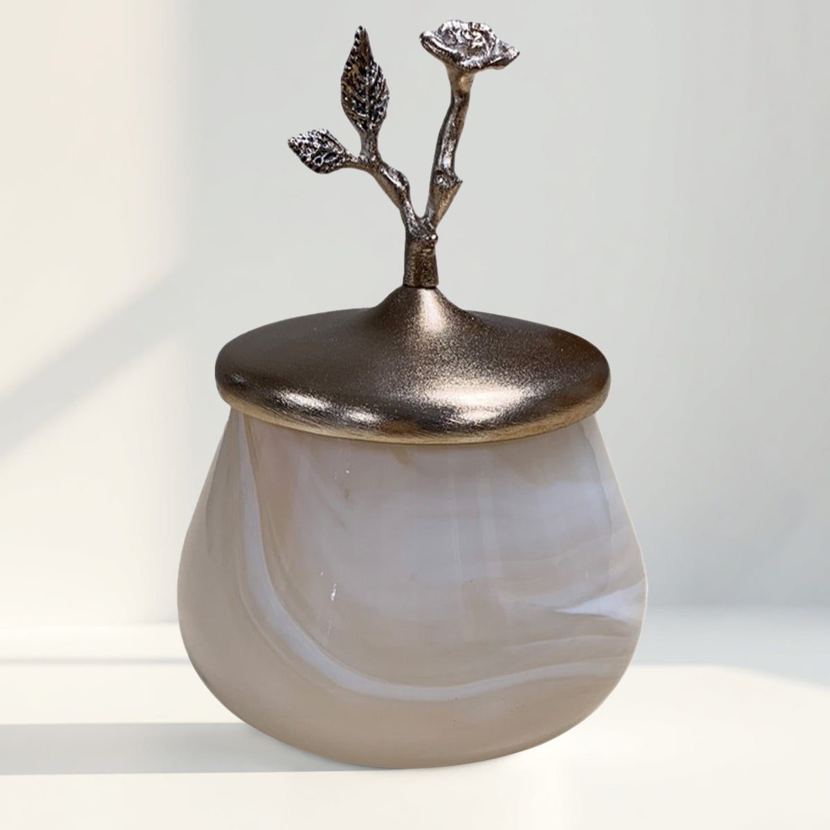 The Vintage Rose Collection - Cotton Ball Container - Decozen 