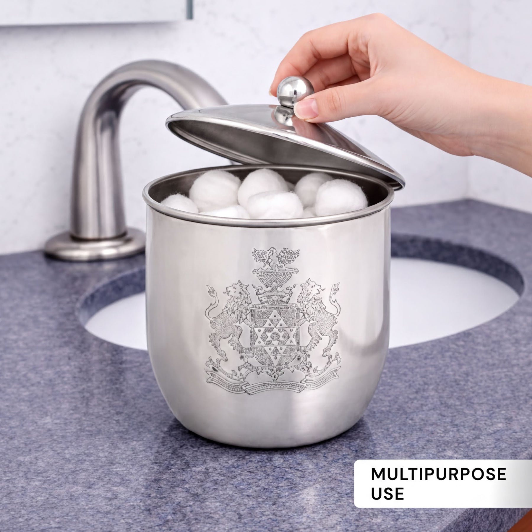 Elegant modern bathroom décor accessories set of 5 from Durkee Collection, featuring sleek bath accessories for stylish bathroom decor.