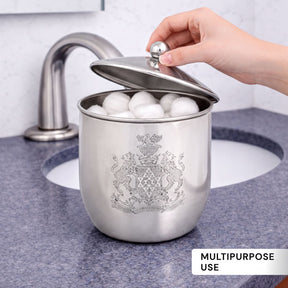 Elegant modern bathroom décor accessories set of 5 from Durkee Collection, featuring sleek bath accessories for stylish bathroom decor.