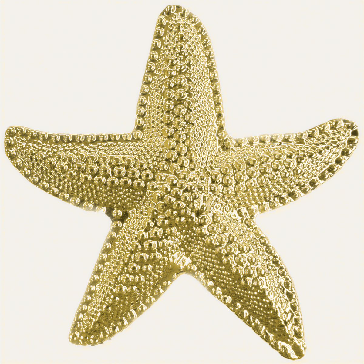 Set of four ZWZ-18-106-2 golden starfish napkin rings with elegant gold design for decorative dining table decor