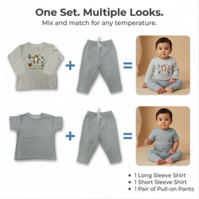 a picture of a baby's outfit with instructions to make it look like a