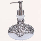 The Millicent LB 24004 modern decorative lotion dispenser for bathroom, handmade soap dispenser, 12.5oz, stylish bathroom accessory