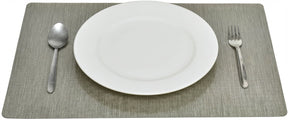 Set of 8 woven PVC placemats by TH1900614B, durable and stylish for dining tables and home decor.