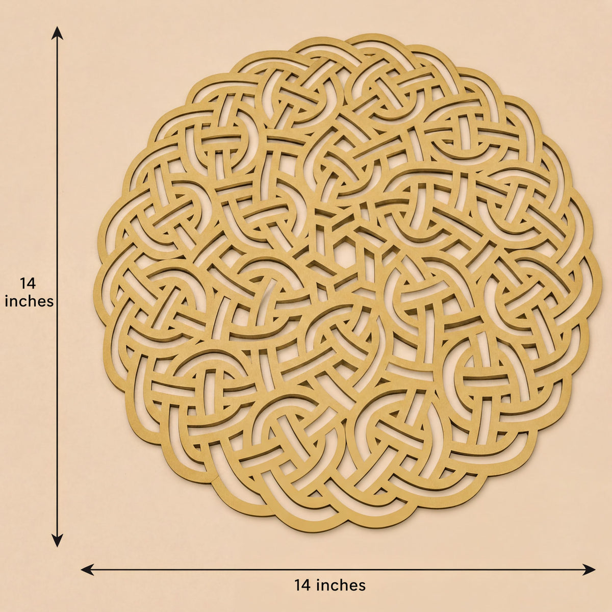 a circular pattern with intricate designs, likely a decorative piece or a piece of art.