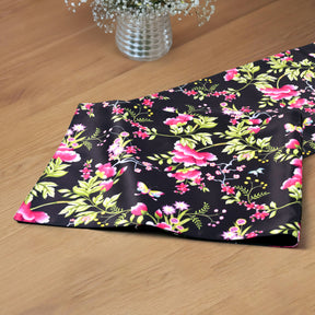 Printed Table Runner - Saku Black