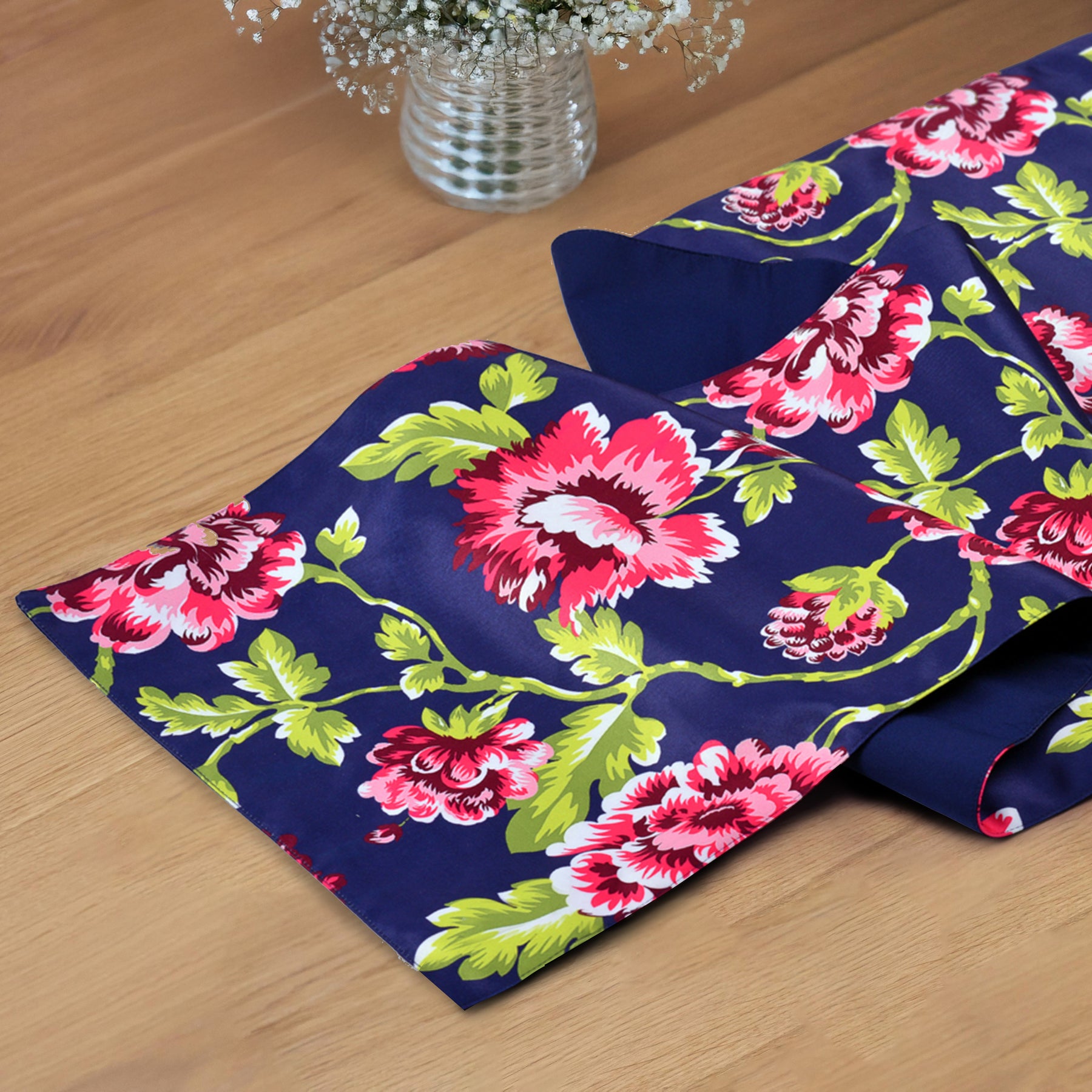 Printed Table Runner - Blue