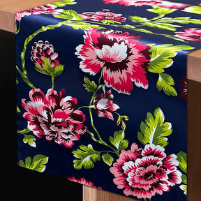 Printed Table Runner - Blue