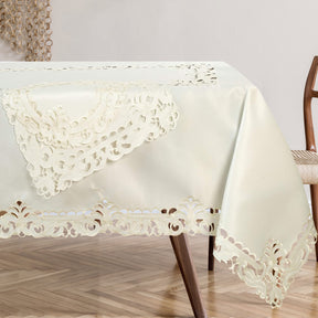 Table Toppers with European Embroidery - The Damarcus Collection