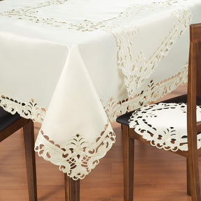 Table Toppers with European Embroidery - The Damarcus Collection