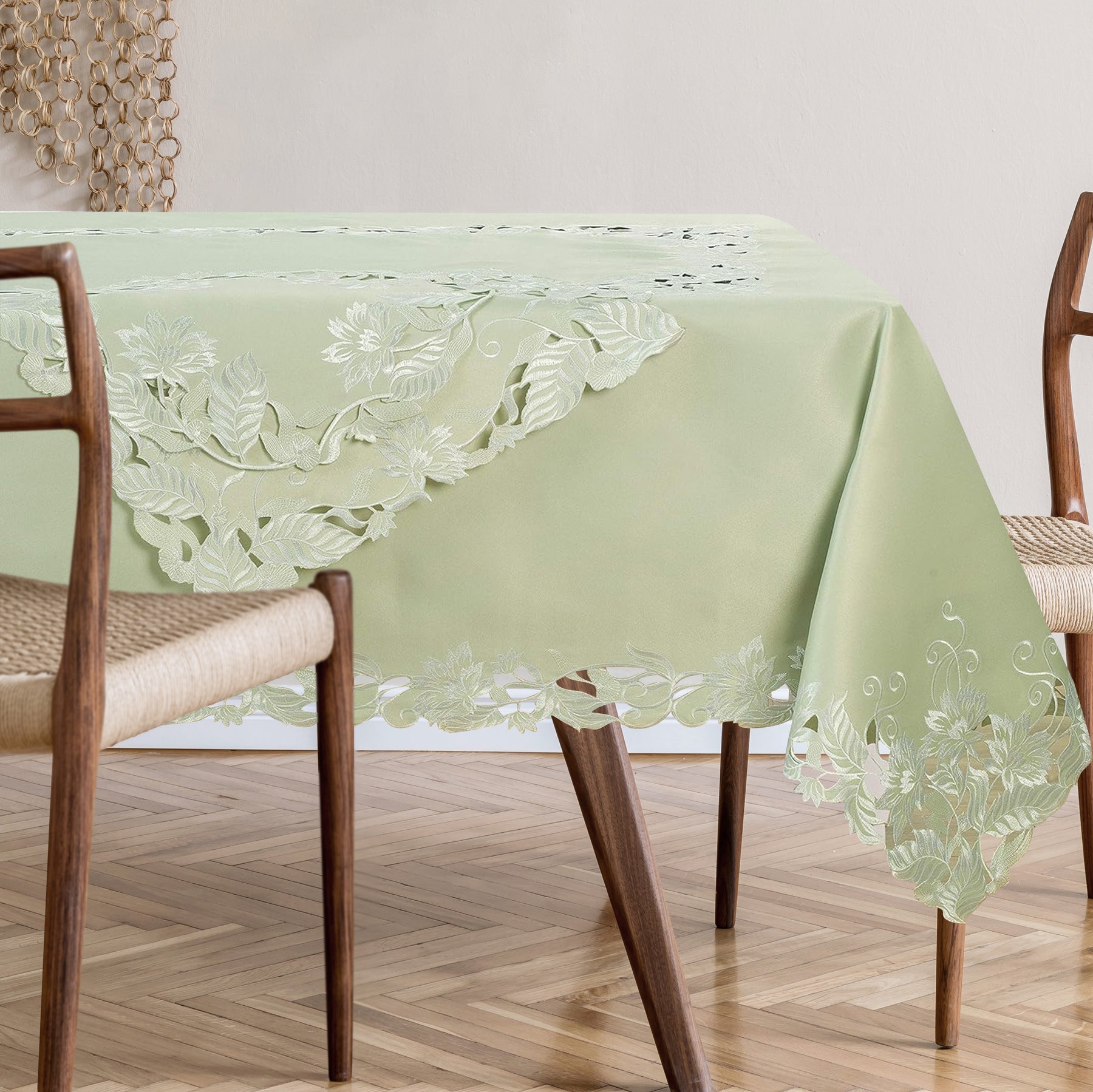 Table Toppers with European Embroidery - The Daulton Collection