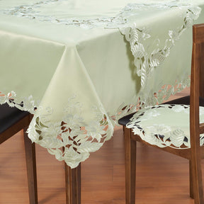 Table Toppers with European Embroidery - The Daulton Collection