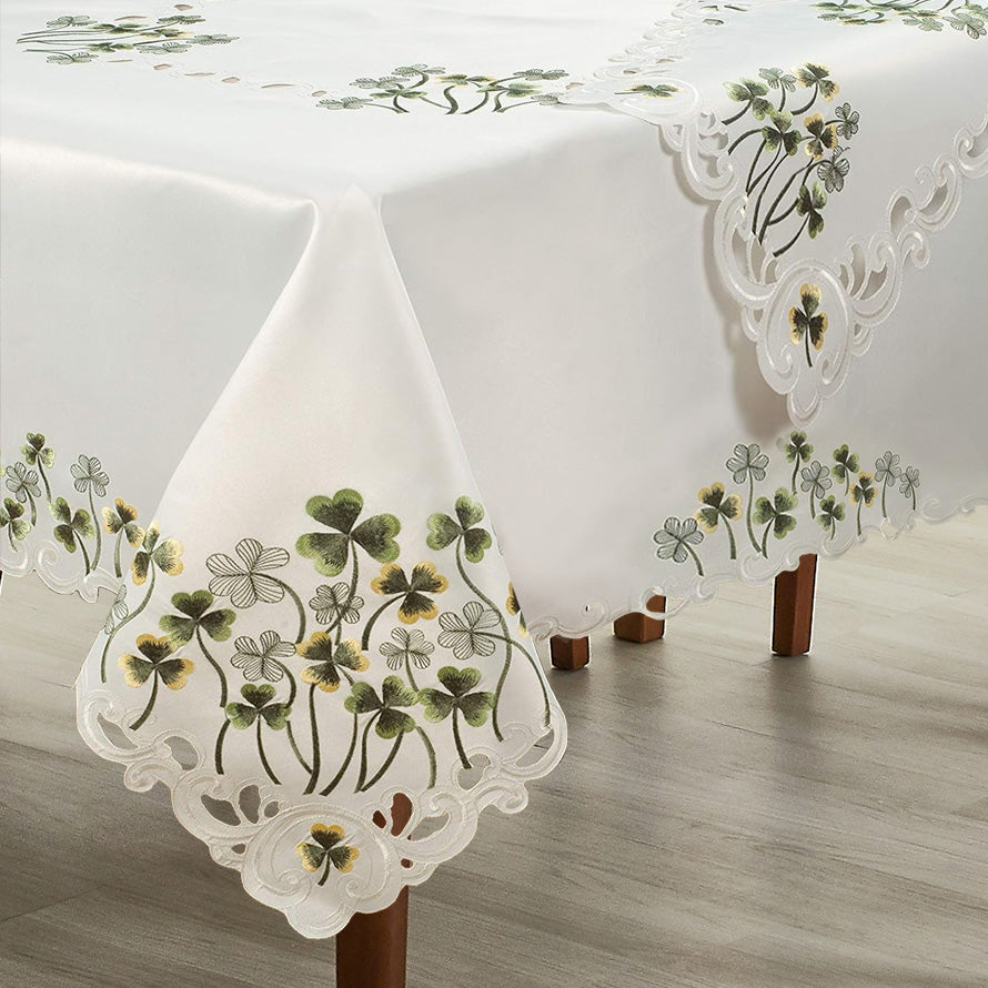 Table Toppers with European Embroidery - The Clem Collection