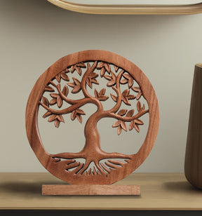Libarid Tree of Life Wooden Sculpture - Large