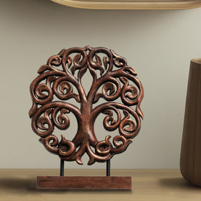 Berton Tree of Life Wooden Sculpture - Medium