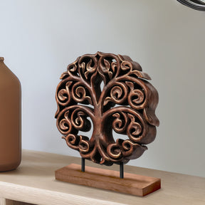 Berton Tree of Life Wooden Sculpture - Medium
