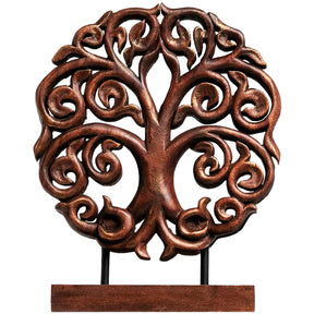 Berton Tree of Life Wooden Sculpture - Medium