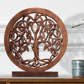 Travilah Tree of Life Wooden Sculpture - Large
