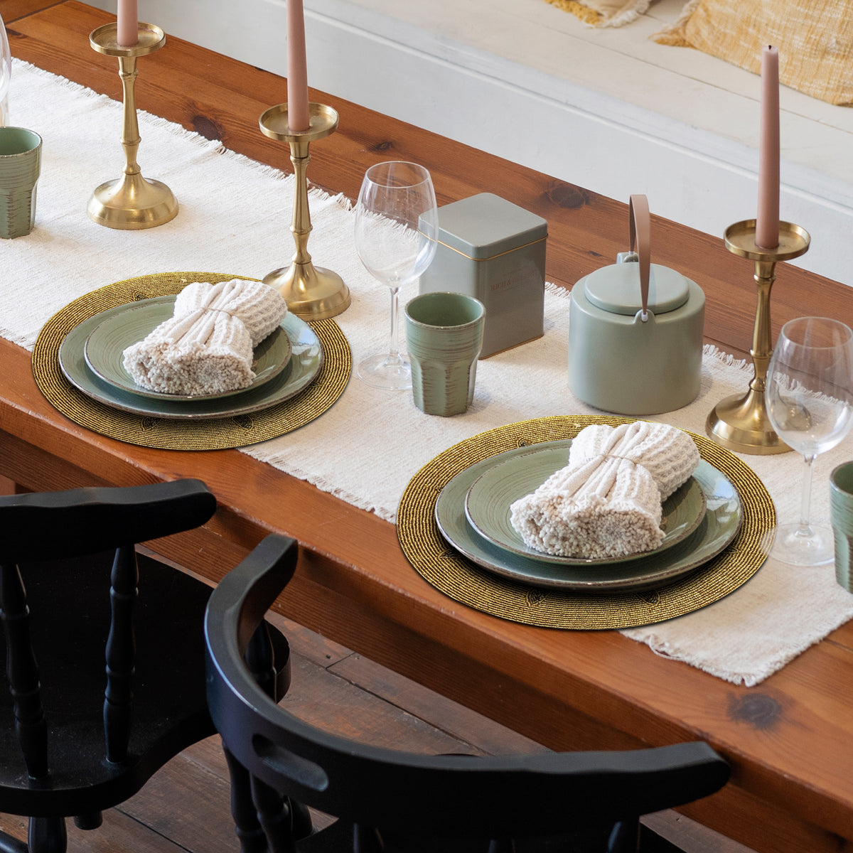 The Taraji Beaded Placemats