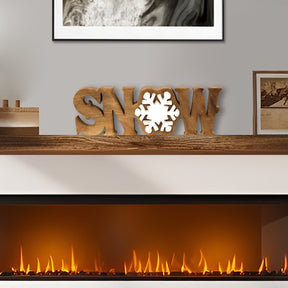 Snow Handmade Wooden Sculpture