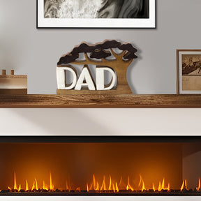 Dad Handmade Wooden Sculpture