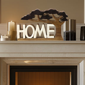 Home Handmade Wooden Sculpture