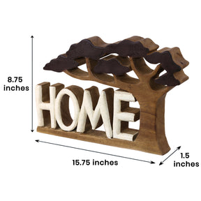 Home Handmade Wooden Sculpture