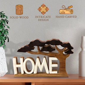 Home Handmade Wooden Sculpture